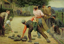 A Game of Bourles in Flanders von Remy Cogghe