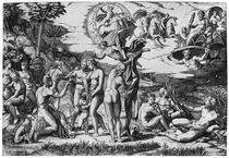 The Judgement of Paris by Marcantonio Raimondi