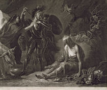 The Cave of Despair, from Spenser von Benjamin West