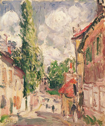Road in a Village by Alfred Sisley