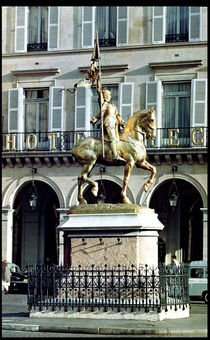 Equestrian statue of Joan of Arc 1874 by Emmanuel Fremiet