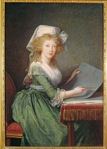 Marie-Louise of Bourbon-Sicily 1790 by Elisabeth Louise Vigee-Lebrun