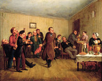 A merchant's evening party von Leonid Ivanovich Solomatkin