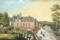 The Chateau de la Chaussee by French School
