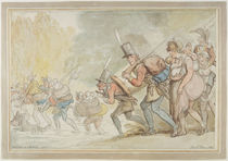 Soldiers on a March, 1805 by Thomas Rowlandson