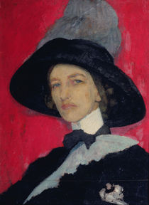 Self-portrait, 1910 von Yelisaveta Sergeyevna Kruglikova
