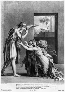 Andromache at the feet of Pyrrhus by Anne Louis Girodet de Roucy-Trioson