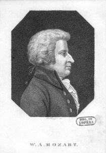 Wolfgang Amadeus Mozart von Friedrich Wilhelm Bollinger