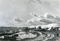 Franklin's expedition encamped at Point Turnagain by George Back