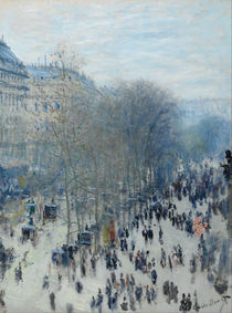 Boulevard des Capucines, 1873-4 by Claude Monet