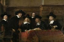 The Wardens of the Amsterdam Drapers’ Guild von Rembrandt Harmenszoon van Rijn