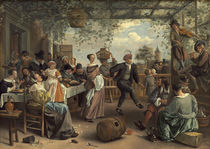 The Dancing Couple, 1663 von Jan Havicksz Steen