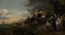 The Dutch Ambassador on his Way to Isfahan by Jan Baptist Weenix