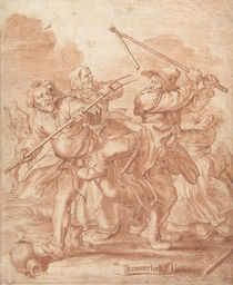 Fighting Peasants, 1600-62 von Adriaen Pietersz. van de Venne