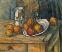 Still Life with Milk Jug and Fruit by Paul Cezanne