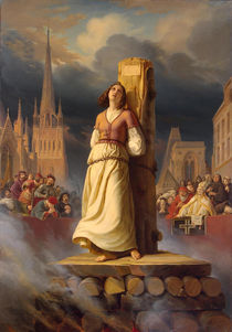 Joan of Arc's Death at the Stake von Hermann Anton Stilke