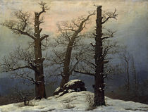 C.D.Friedrich, Hünengrab im Schnee von klassik art