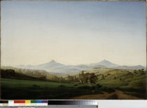 C.D.Friedrich, Böhm. Landschaft Millesch. von klassik art