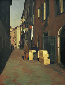 F.Vallotton, Alte Straße in Nizza von klassik art