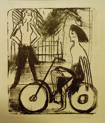 Ernst Ludwig Kirchner, Cyclist by klassik art