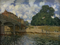 Sisley / Bridge near Hampton Court /1874 by klassik art
