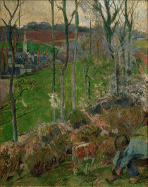 P.Gauguin, Landschaft bei Pont-Aven von klassik art