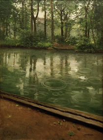 G.Caillebotte, Die Yerres bei Regen von klassik art