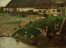 M.Liebermann, Dorfteich in Etzenhausen by klassik art