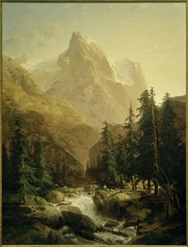 Alexandre Calame, Wetterhorn von klassik art