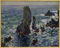 Monet / Rocks at Belle-Ile / 1886 by klassik art