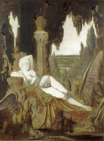 Fairy with Griffins / G. Moreau by klassik art
