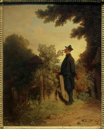 C.Spitzweg, Der Rosenfreund von klassik art