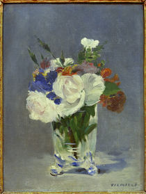 E.Manet, Flowers in a crystal vase by klassik art