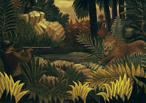 Rousseau, H. / The Lion Hunt / 1900–1907 by klassik art