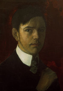 Macke, August / Self-portrait/ by klassik art