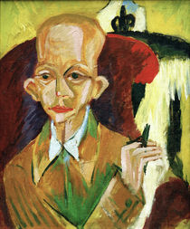 Oskar Schlemmer / Painting by Kirchner by klassik art