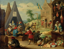 Teniers the Younger / Monkey Festival by klassik art