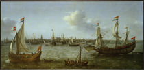 View of the Ij, Amsterdam / H.C.Vroom. by klassik art