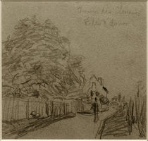 A.Sisley, Chemin des Closeaux in Ville d'Avray von klassik art