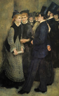 Renoir / La sortie du Conservatoire /1877 by klassik art