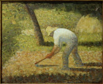 G.Seurat, Bauer mit Hacke by klassik art