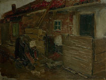 Liebermann / Dutch Farmhouse & Woman by klassik art