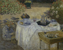 Monet / Le Déjeuner / 1872 / Detail by klassik art