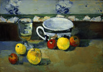 P.Cézanne, Tasse, Glas und Früchte II von klassik art