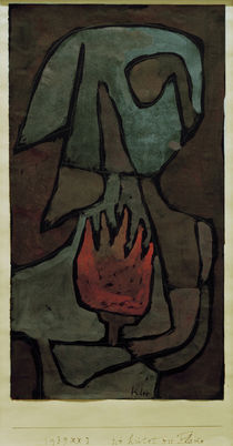P.Klee, sie hütet die Flamme von klassik art
