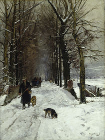 H. Mühlig, Winter auf der Grafenberger Allee von klassik art