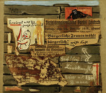 Plakatwand / By Heinrich Zille / Collage, 1919. by klassik art