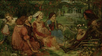 Boccaccio, Decamerone / J.W.Waterhouse von klassik art