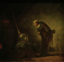 C.Spitzweg, Der Alchimist by klassik art