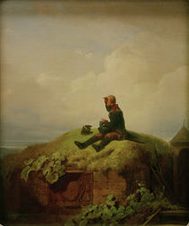 C.Spitzweg, Es war einmal (Wachposten) von klassik art